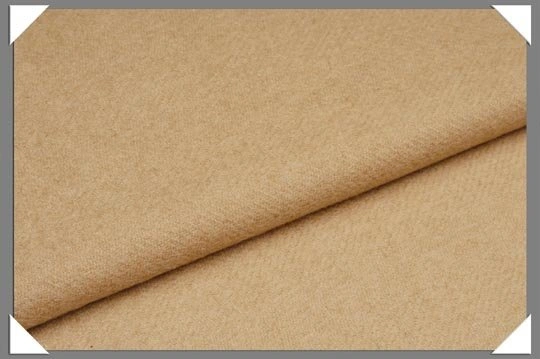 Original fabric swatch Cashmere-9 from Overcoat Fabric; approximate camel image tone.