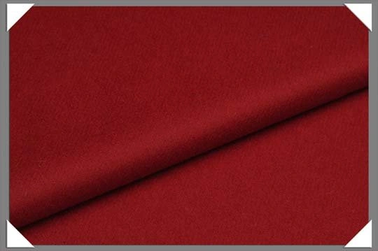 Original fabric swatch Cashmere-7 from Overcoat Fabric; approximate red image tone.