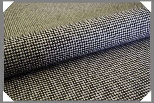 Original fabric swatch Cashmere-3 from Overcoat Fabric; approximate grey image tone.
