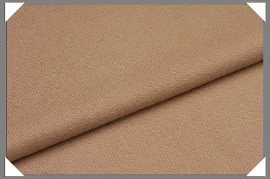 Original fabric swatch Cashmere-8 from Overcoat Fabric; approximate camel image tone.