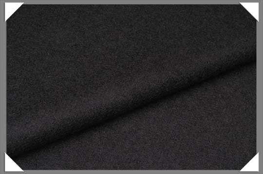 Original fabric swatch Cashmere-17 from Overcoat Fabric; approximate charcoal image tone.
