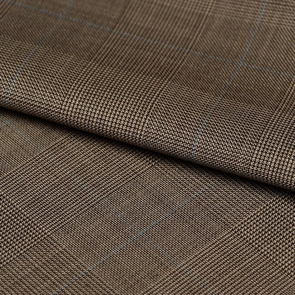 Original fabric swatch 443-4 from Royal Blue 400; approximate brown image tone.