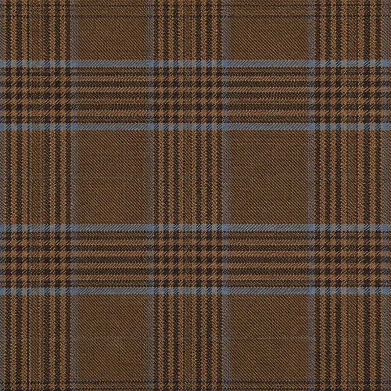 Original fabric swatch JT-2195047 from pattern color type 1; approximate dark brown image tone.