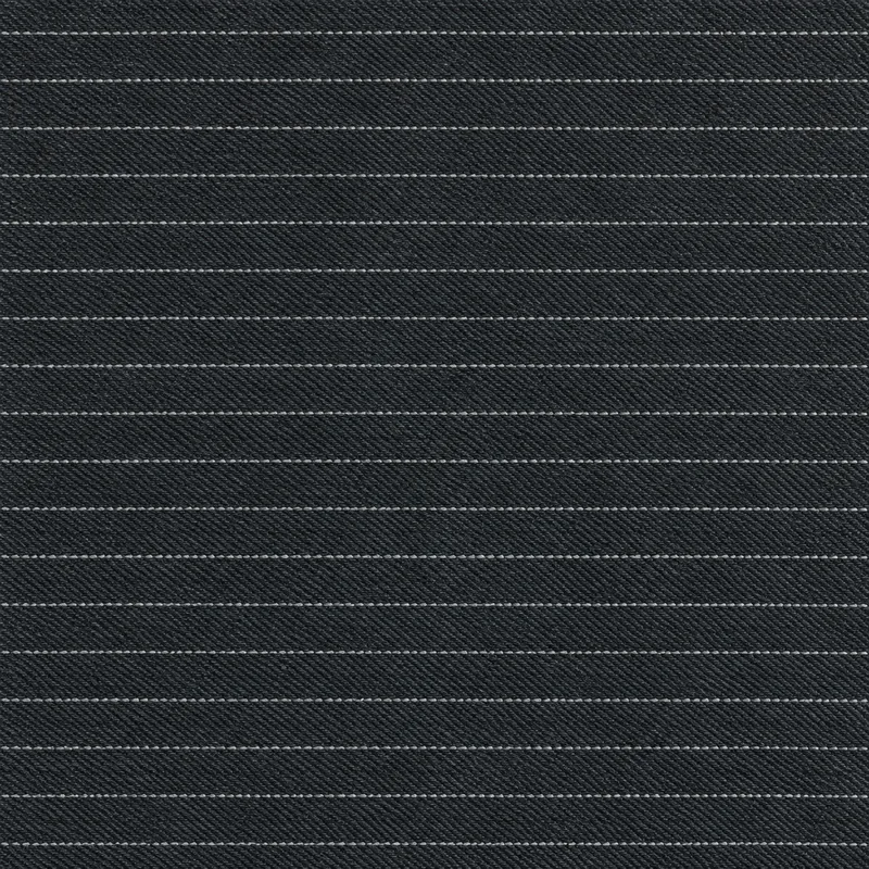Original fabric swatch 26 Grey Stripe from pattern color type 2; approximate navy image tone.