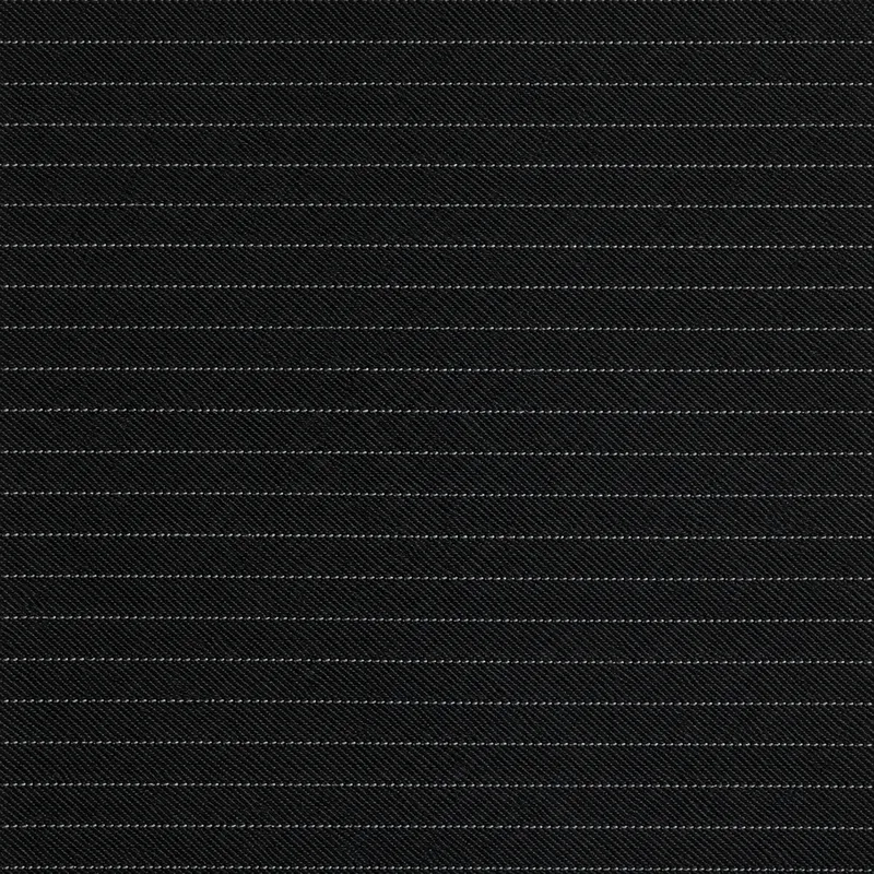 Original fabric swatch 28 Black Stripe from pattern color type 2; approximate black image tone.