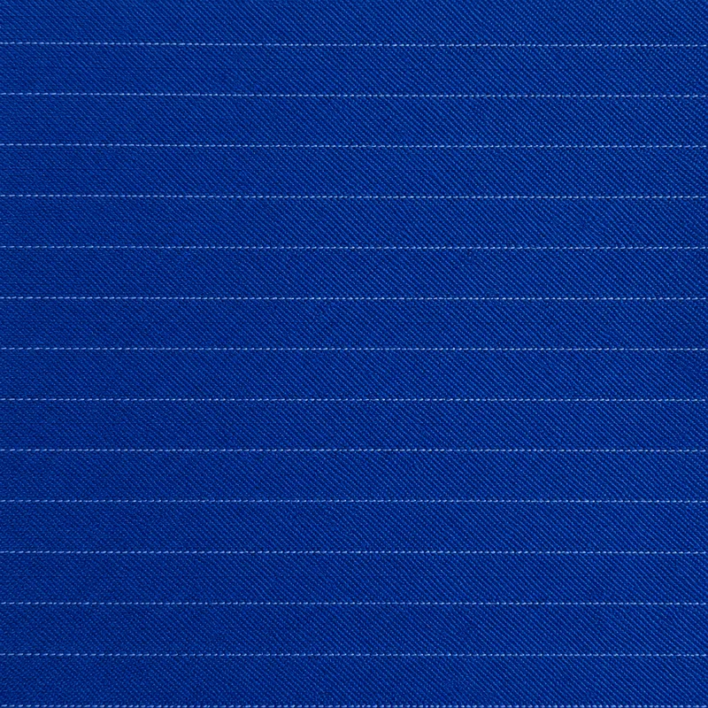 Original fabric swatch 31 Cobalt Stripe from pattern color type 2; approximate blue image tone.