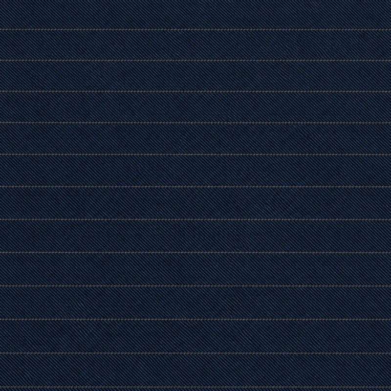 Original fabric swatch 37 Blue Stirpe from pattern color type 2; approximate navy image tone.