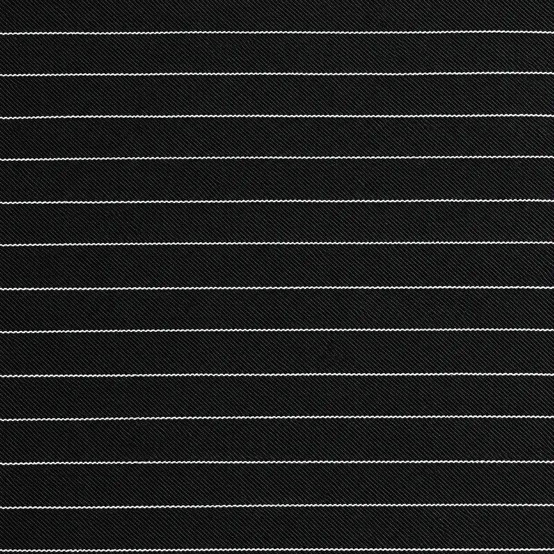 Original fabric swatch 38 White Stripe from pattern color type 2; approximate black image tone.