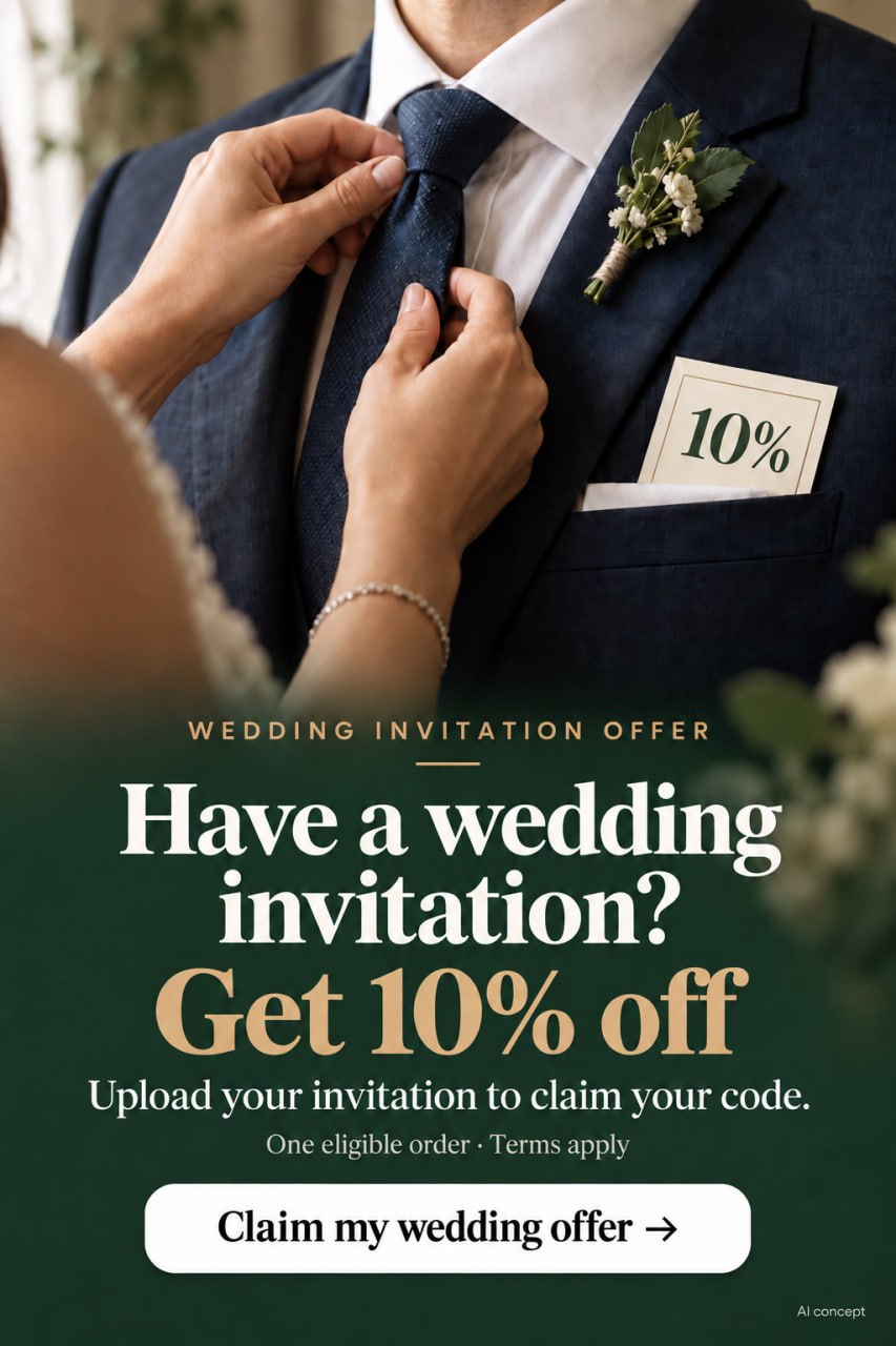 Bonturberg wedding tailoring campaign