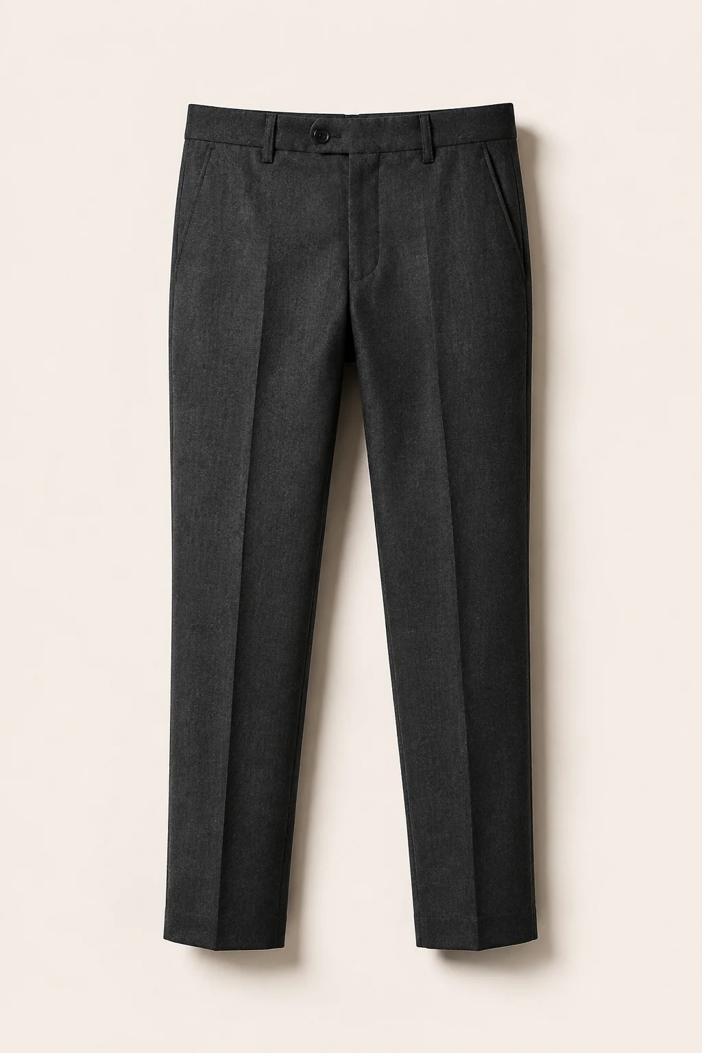Charcoal tailored trousers